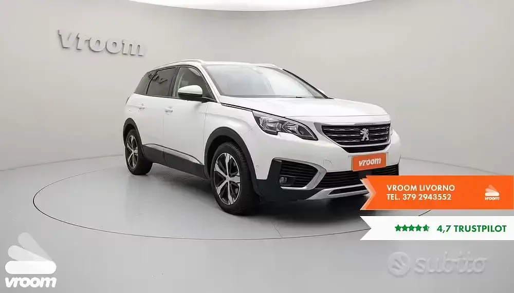 Usata Peugeot 5008 S 131 CV (96 kW) 2019 Bianco SUV