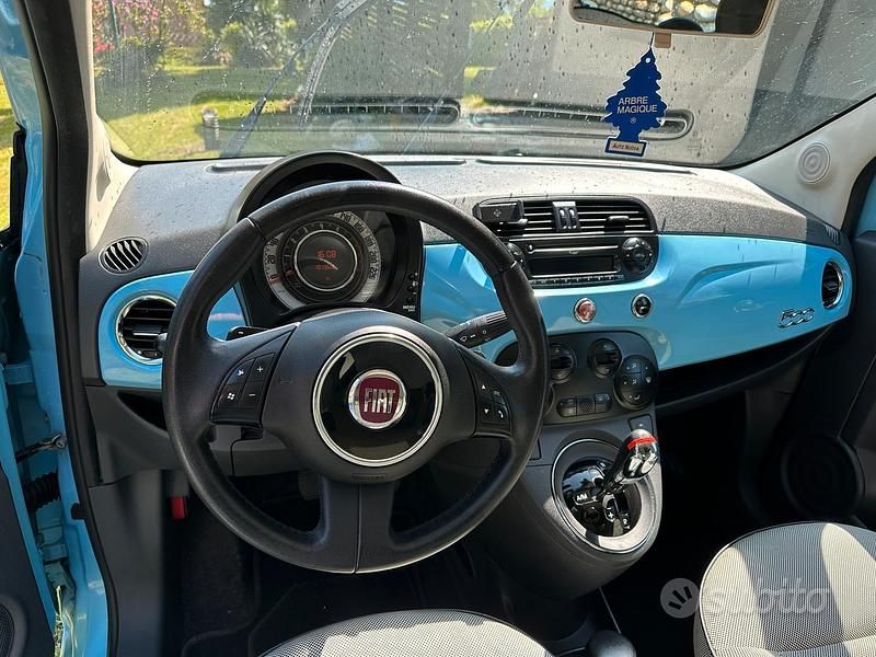 Usata Fiat 500 105 CV (77 kW) 2011 Blu Utilitaria