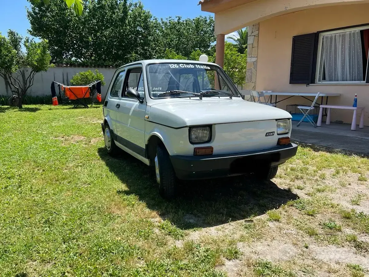 Usata Fiat 126 25 CV (18 kW) 1987 Bianco Utilitaria
