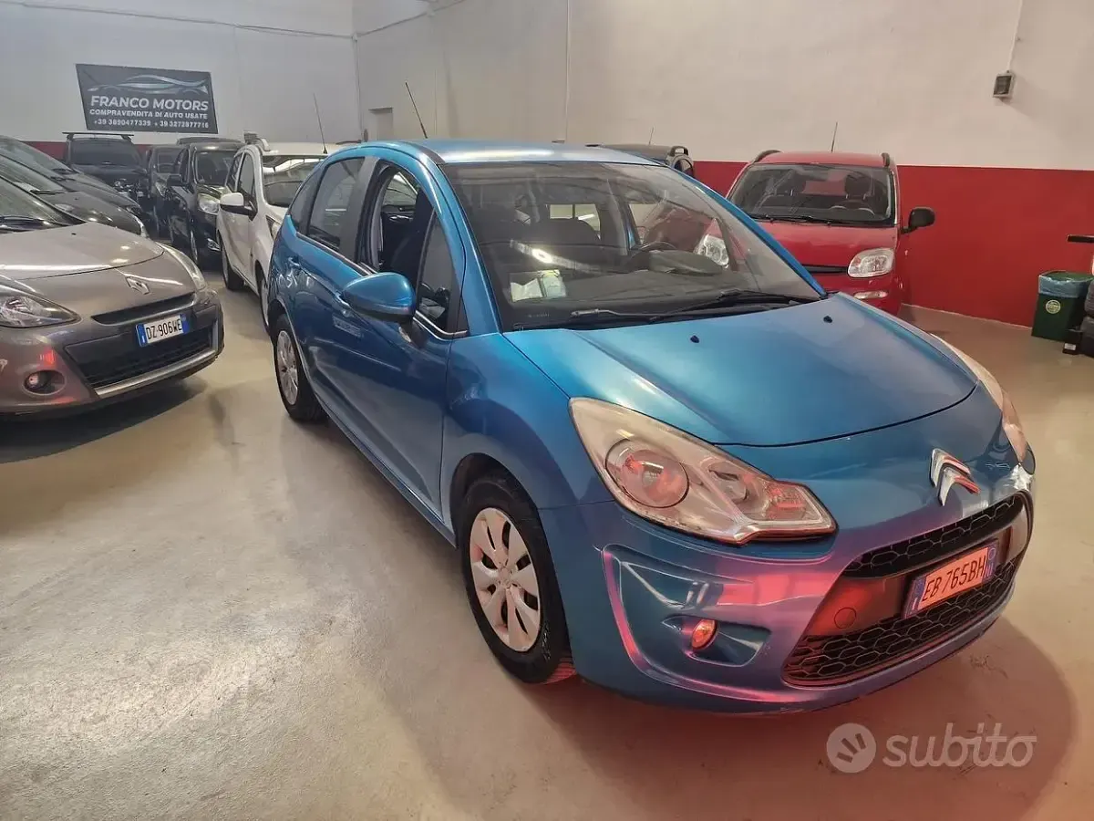 Usata Citroën C3 Exclusive 73 CV (53 kW) 2010 Blu Berlina