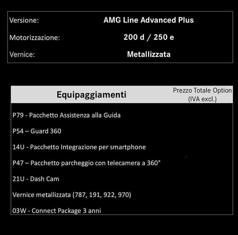 Usata Mercedes GLA250 Advanced Plus 224 CV (164 kW) 2024 SUV