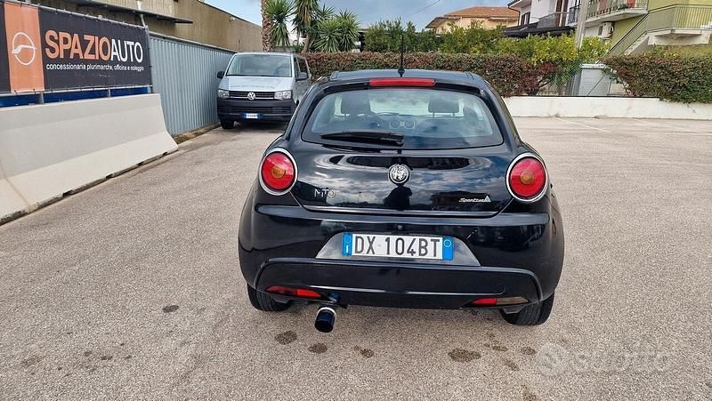 Usata Alfa Romeo MiTo Distinctive 90 CV (66 kW) 2009 Nero Utilitaria