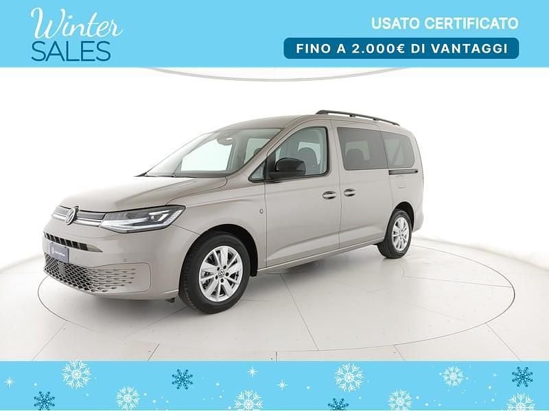 Beige mojave metallizzato Nuova 2025 VW Caddy Maxi Life Monovolume | 34.900 € (Super prezzo) - Immagine 1/4