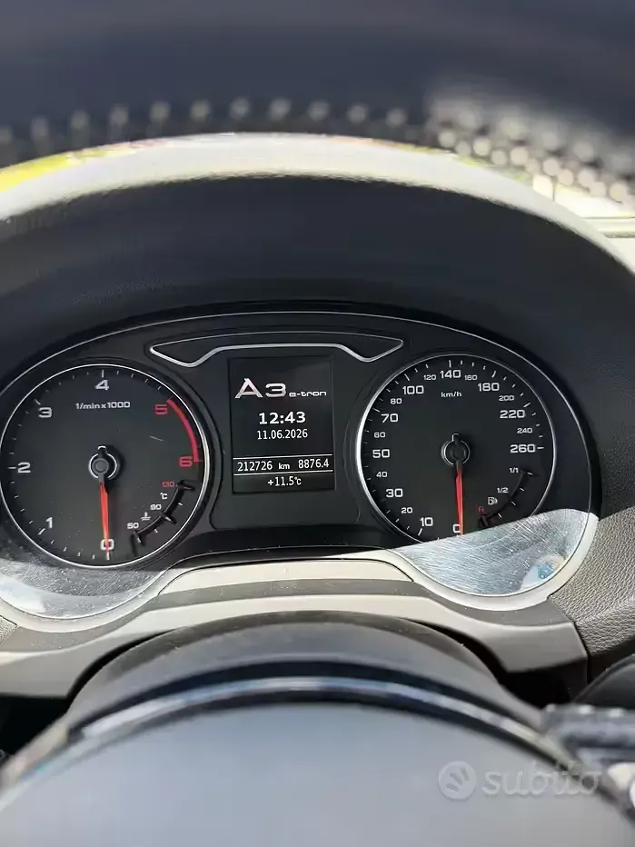 Usata Audi A3 Comfort 184 CV (135 kW) 2013 Grigio Berlina