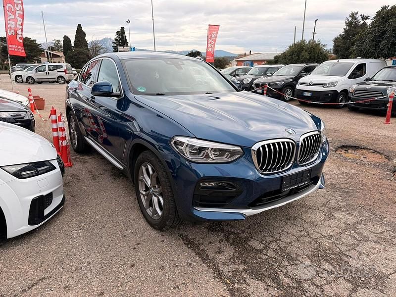 Usata BMW X4 Efficient Dynamics 190 CV (139 kW) 2020 Blu SUV