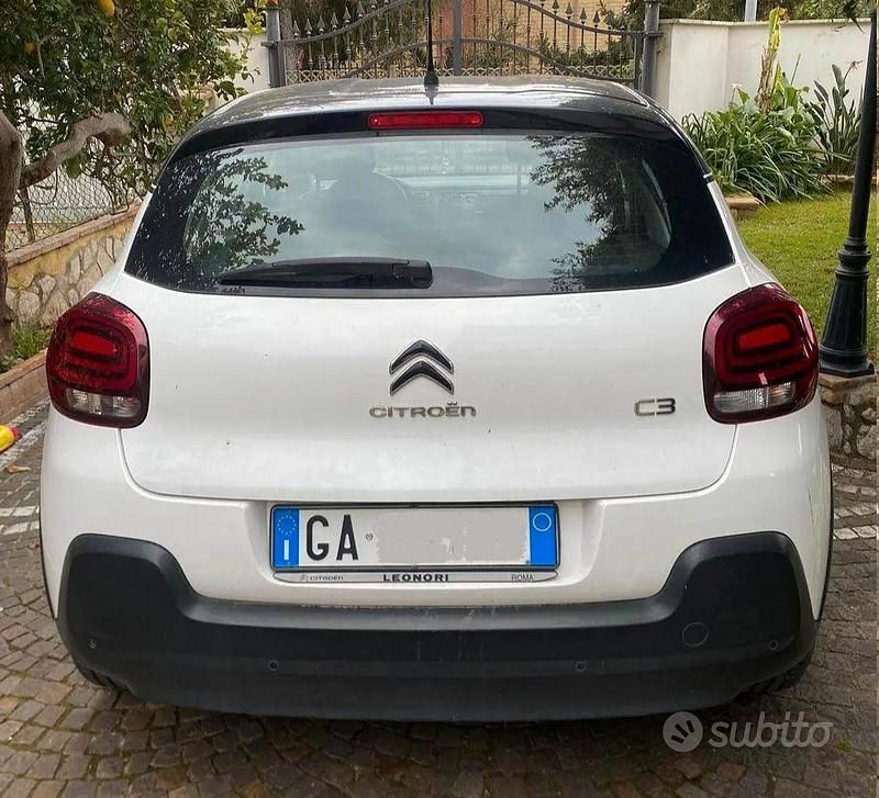 Usata Citroën C3 82 CV (60 kW) 2020 Bianco Utilitaria