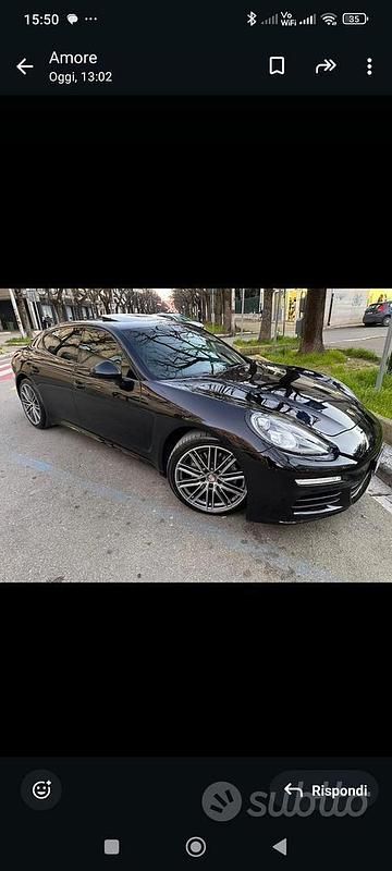 Usata Porsche Panamera 300 CV (220 kW) 2015 Nero Utilitaria
