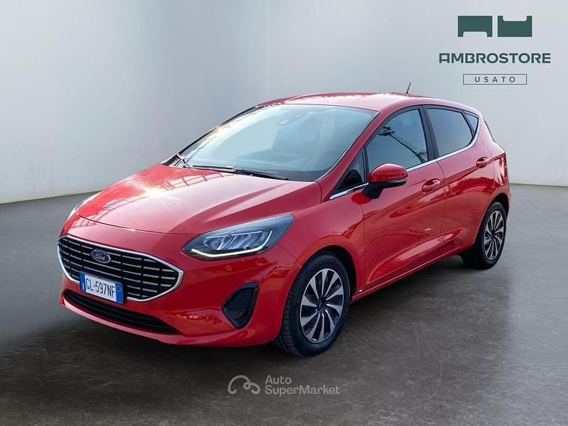 Rosso Usata 2022 Ford Fiesta ST-Line Utilitaria | 16.900 € (Buon prezzo) - Immagine 1/4
