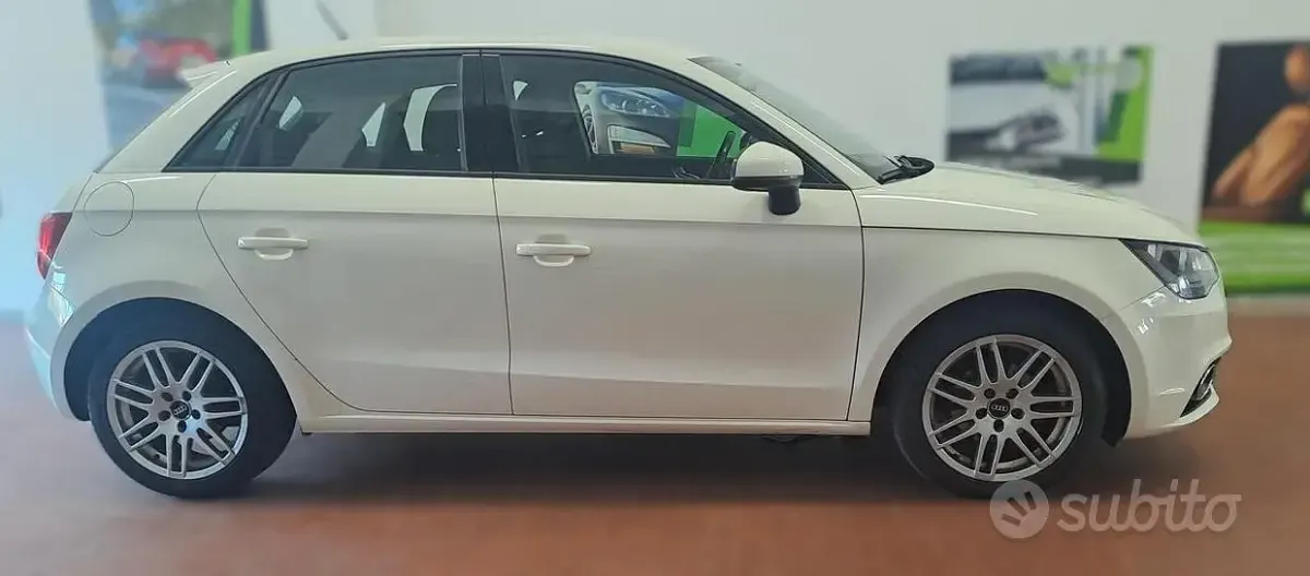 Usata Audi A1 S-Line 90 CV (66 kW) 2013 Bianco Utilitaria