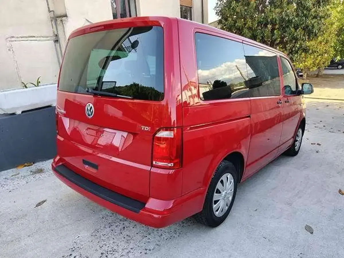 Usata VW T6 150 CV (110 kW) 2017 Rosso Furgone