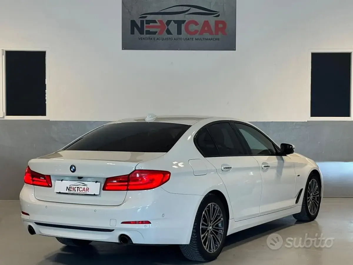 Usata BMW 520 Sport Line 190 CV (139 kW) 2018 Bianco Berlina