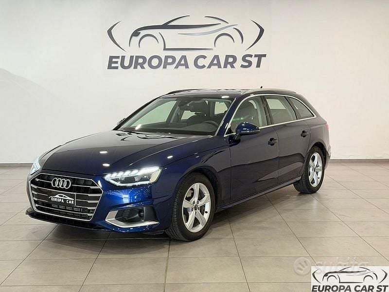 Blu/azzurro Usata 2021 Audi A4 Advanced Station wagon | 25.900 € (Super prezzo) - Immagine 1/4