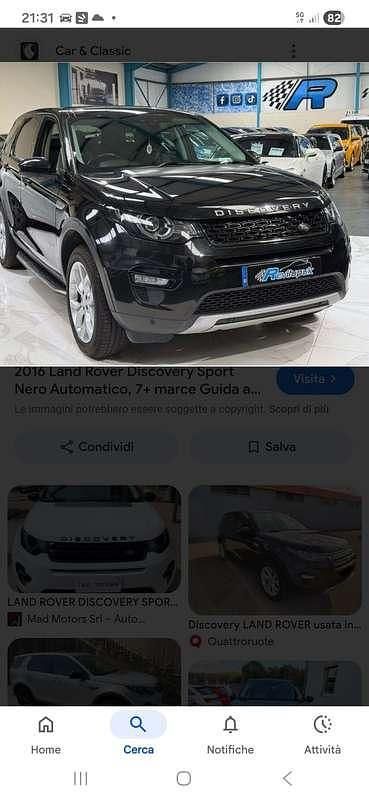 Usata 2016 Land Rover Discovery Sport Pure SUV | 12.000 € (Buon prezzo) - Immagine 1/2