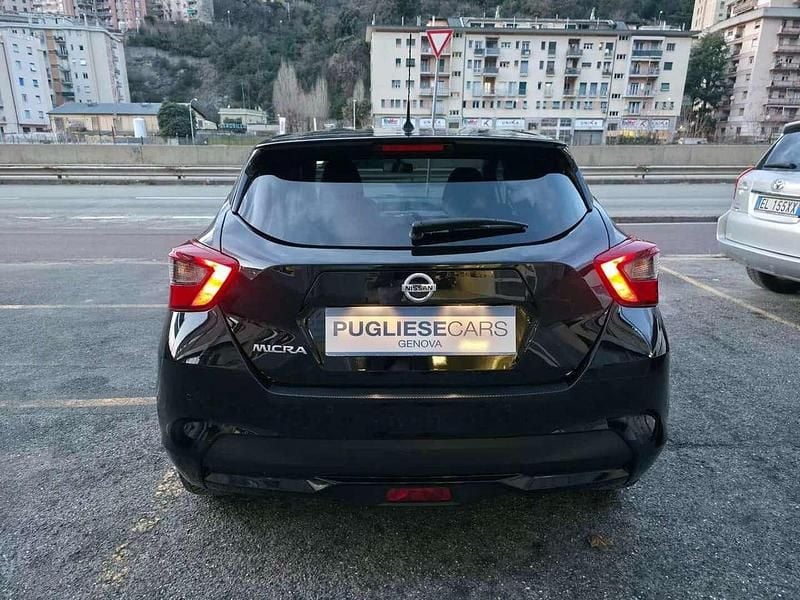 Usata Nissan Micra Acenta 71 CV (52 kW) 2019 Nero Utilitaria