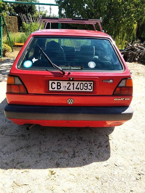 Usata VW Golf III 60 CV (44 kW) 1991 Rosso Berlina