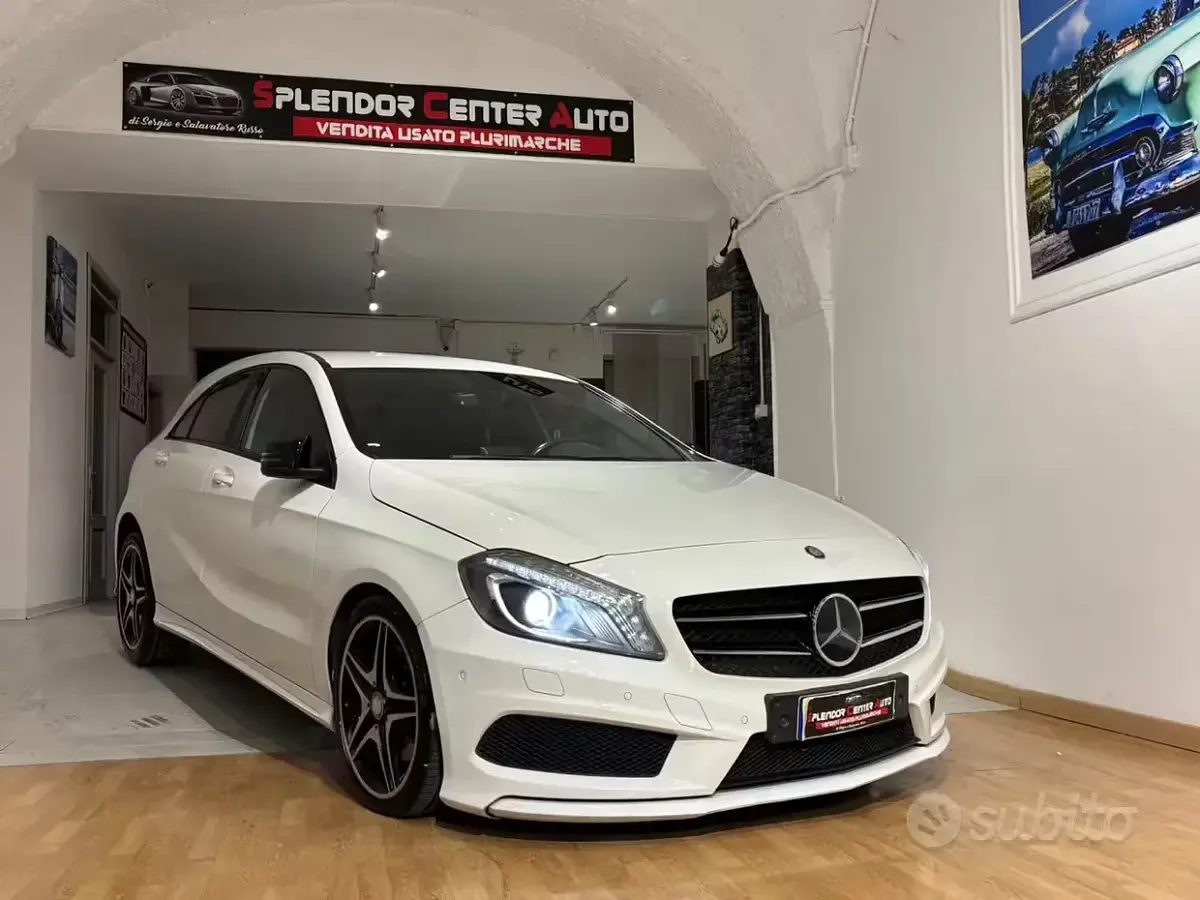 Usata Mercedes A220 Premium 170 CV (125 kW) 2014 Bianco Utilitaria