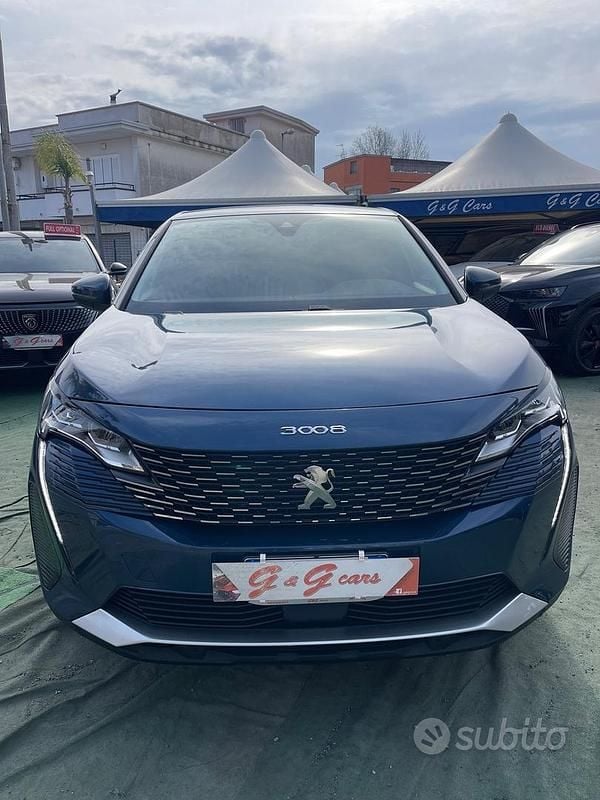 Usata Peugeot 3008 S 131 CV (96 kW) 2021 Blu SUV
