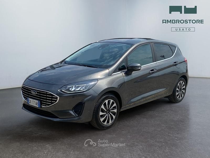 Usata Ford Fiesta Titanium 75 CV (55 kW) 2022 Grigio Utilitaria