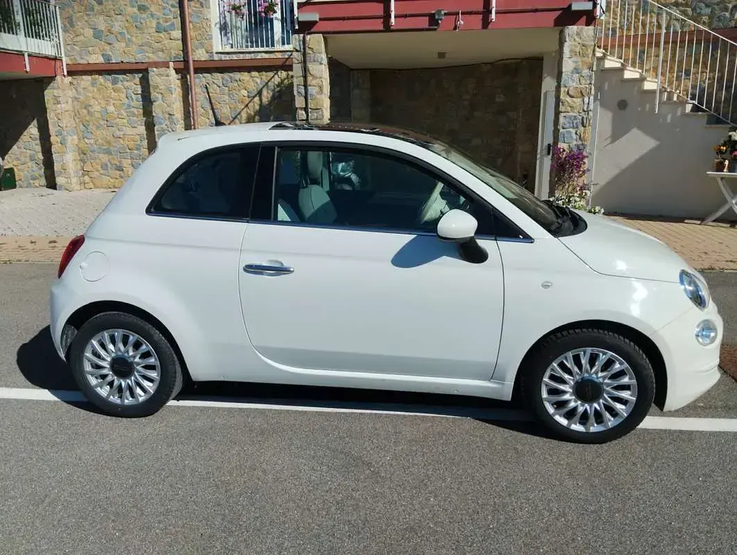 Usata Fiat 500 Lounge 69 CV (50 kW) 2019 Bianco Utilitaria