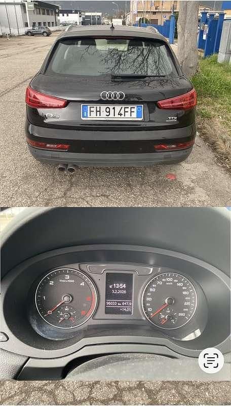 Käytetty Audi Q3 Ambiente 150 HP (110 kW) 2017 Musta Katumaasturi