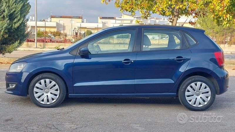 Usata VW Polo Comfortline 75 CV (55 kW) 2010 Blu Berlina
