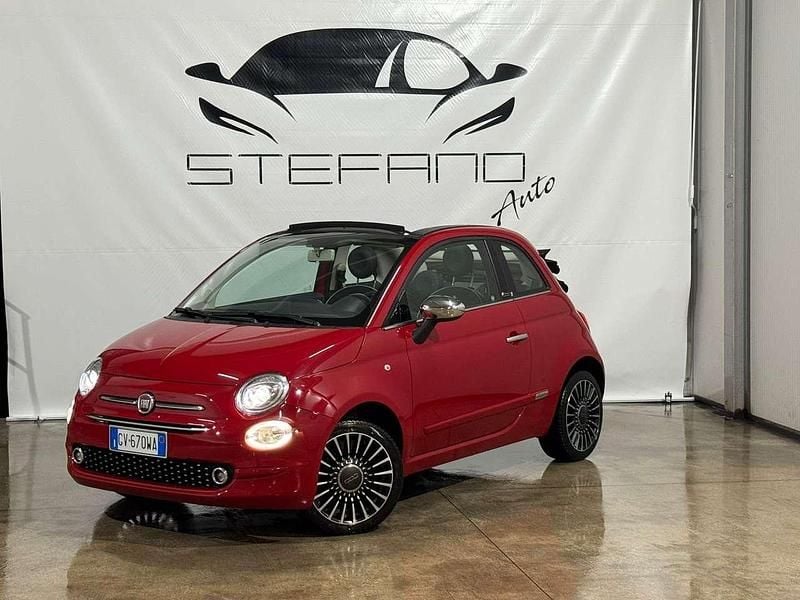 Rosso Usata 2017 Fiat 500C Lounge Cabrio | 11.699 € (Buon prezzo) - Immagine 1/4