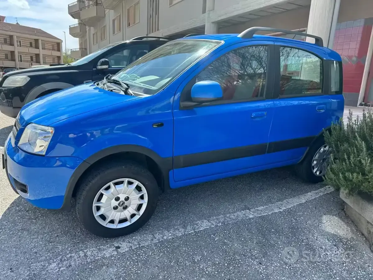 Usata Fiat Panda 4x4 60 CV (44 kW) 2005 Blu Utilitaria