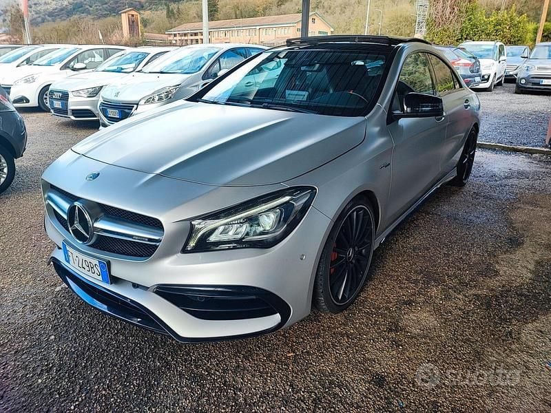 Usata Mercedes CLA45 AMG AMG 381 CV (280 kW) 2018 Grigio Berlina
