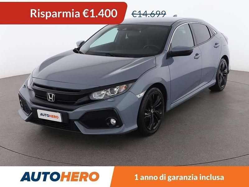 Grigio Usata 2017 Honda Civic Elegance Tre volumi | 13.299 € (Buon prezzo) - Immagine 1/3