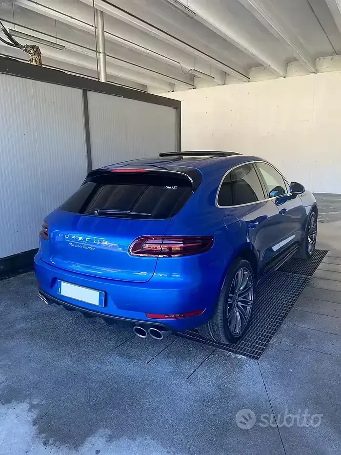 Usata Porsche Macan Turbo 400 CV (294 kW) 2015 Bluazzurro SUV