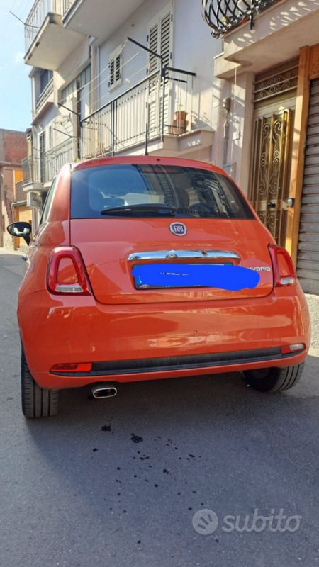 Usata Fiat 500 70 CV (51 kW) 2021 Rosso Utilitaria