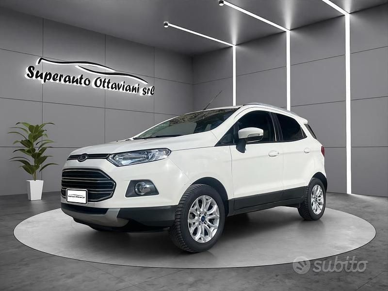 Usata Ford Ecosport Titanium 95 CV (69 kW) 2017 Bianco SUV