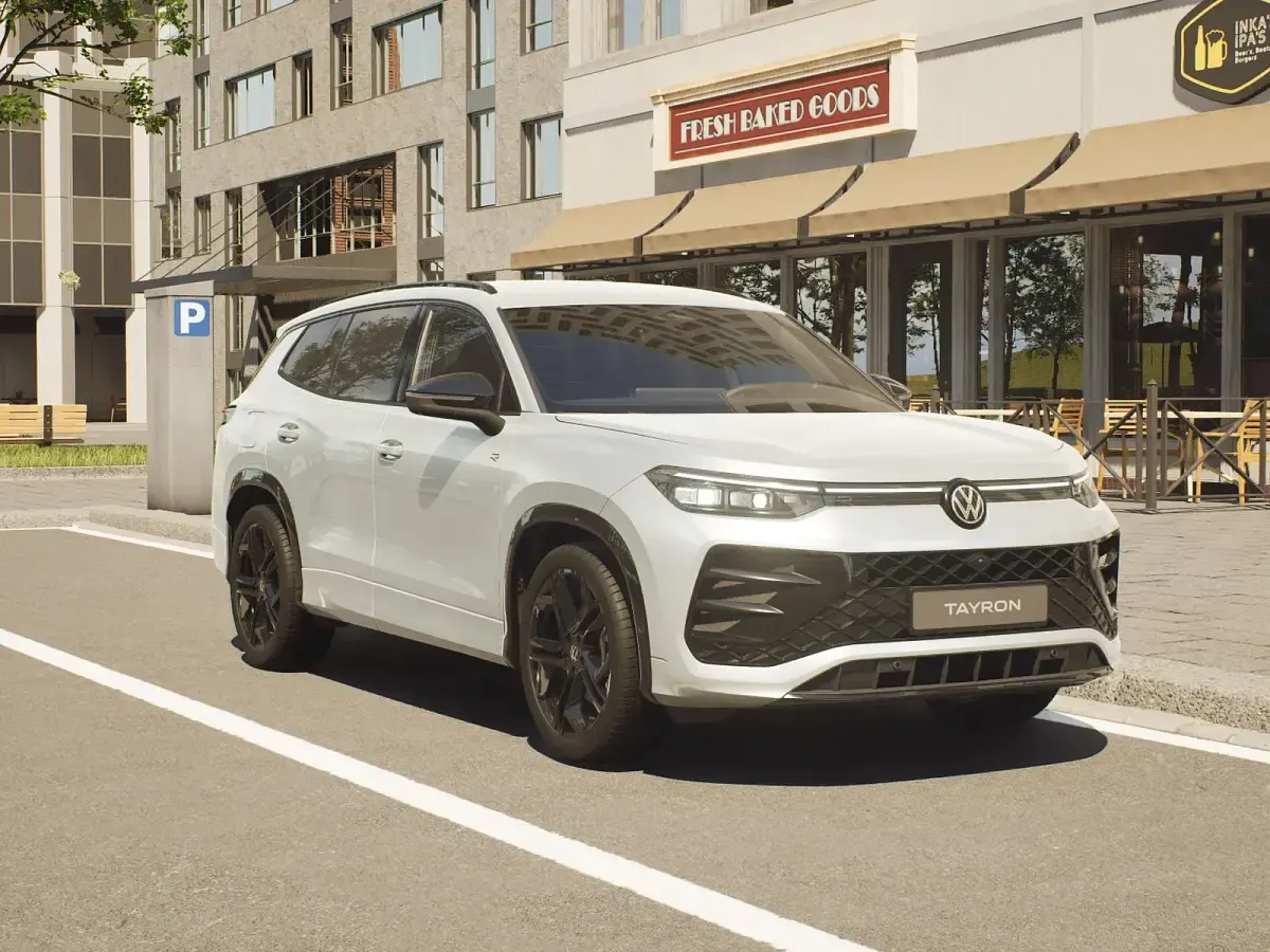 Nuova VW Tayron R-line Plus 204 CV (150 kW) 2026 Dolomite silver metallizzato SUV
