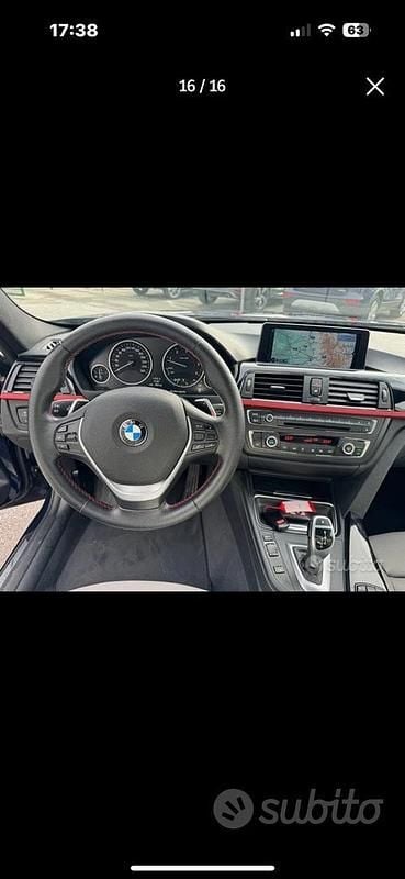 Usata BMW 330 Sport Line 258 CV (189 kW) 2013 Blu Station wagon