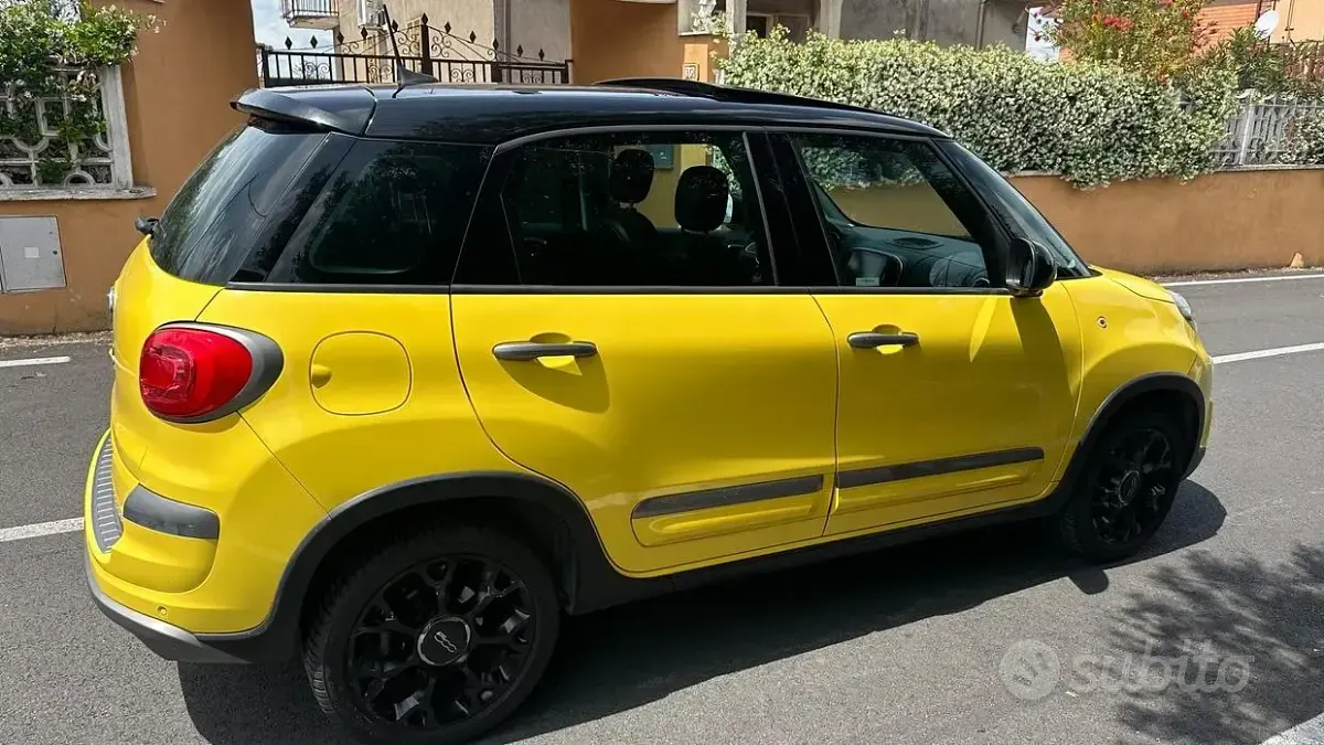 Usata Fiat 500L Cross 95 CV (69 kW) 2018 Giallo Monovolume