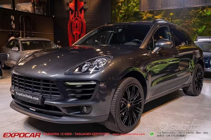 Usata Porsche Macan 250 CV (183 kW) 2016 Grigio SUV