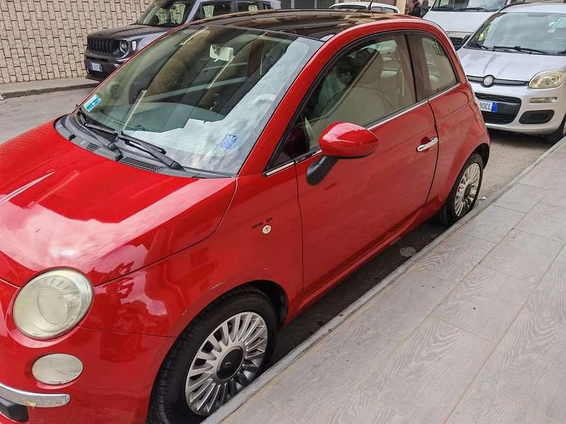 Usata Fiat 500 Lounge 69 CV (50 kW) 2010 Rosso Berlina