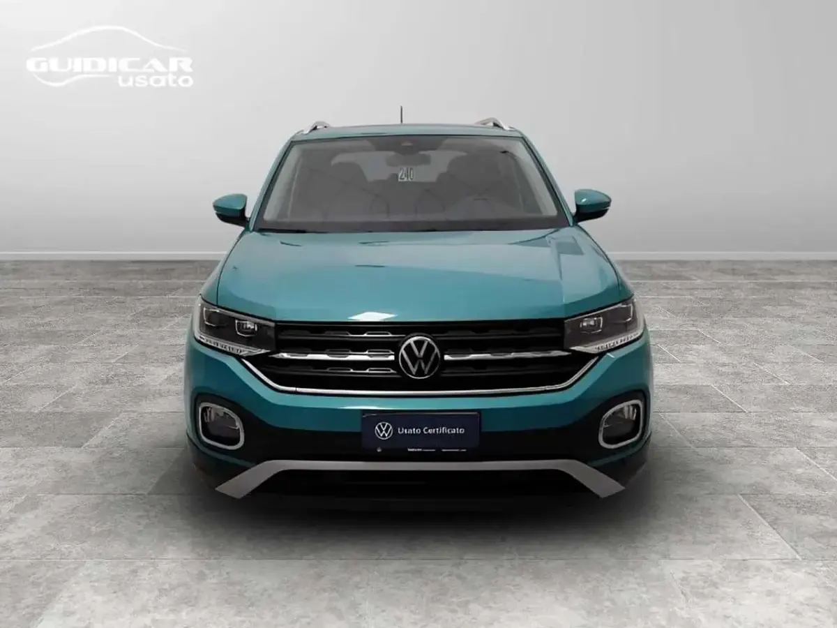Usata VW T-Cross Advance 110 CV (80 kW) 2023 Blu SUV