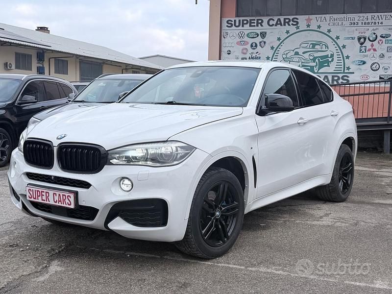 Usata BMW X6 M Sport 313 CV (230 kW) 2016 Bianco SUV