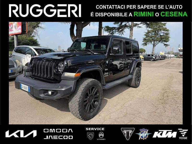 Usata Jeep Wrangler Sahara 200 CV (147 kW) 2019 Nero SUV