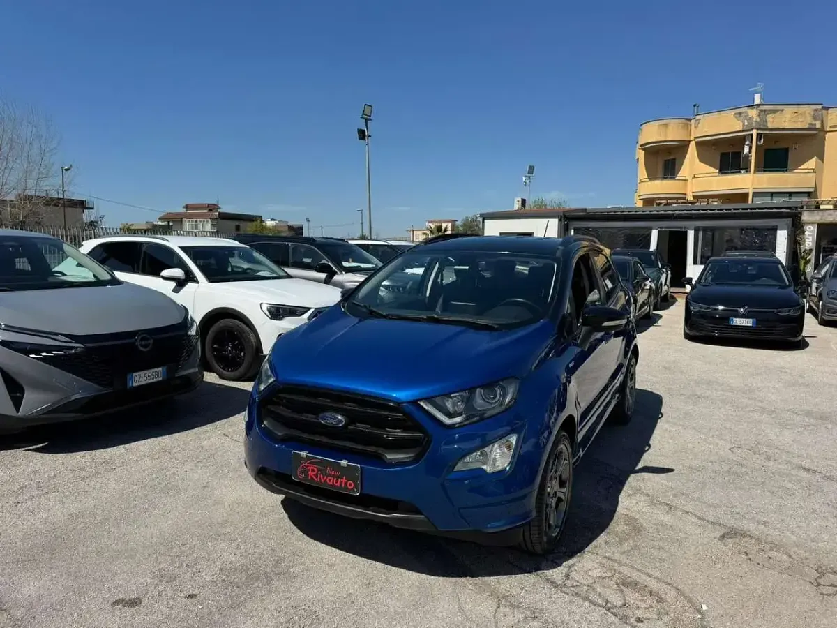 Usata Ford Ecosport ST-Line 100 CV (73 kW) 2018 Blu SUV
