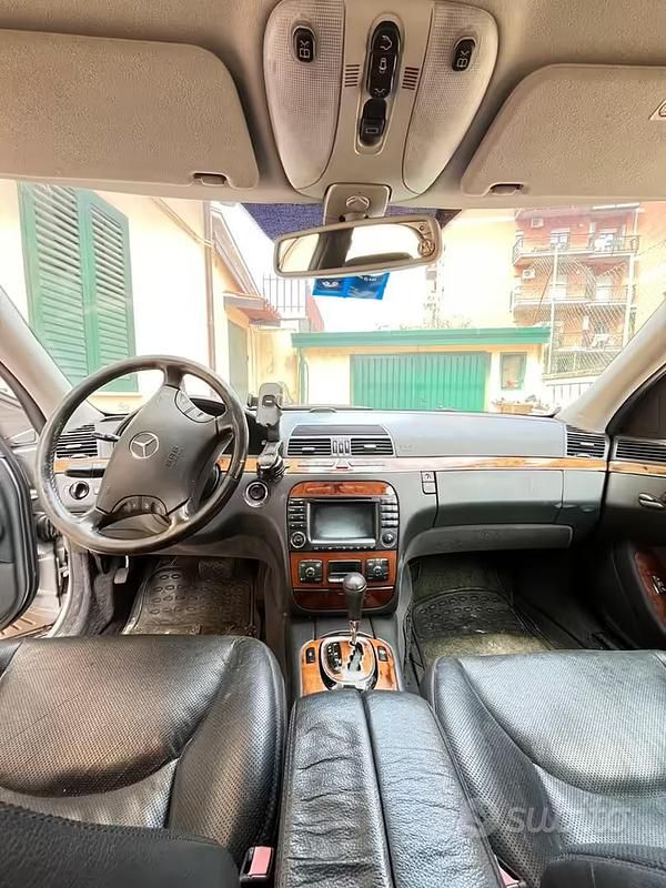 Usata Mercedes S320 204 CV (150 kW) 2003 Grigio Berlina