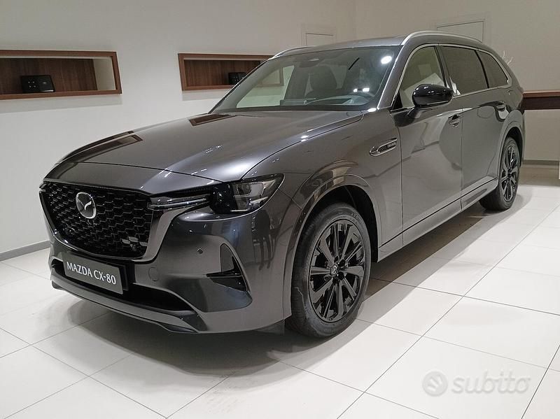 Grigio Nuova 2025 Mazda CX-80 Homura-Line SUV | 66.500 € (Molto cara) - Immagine 1/4