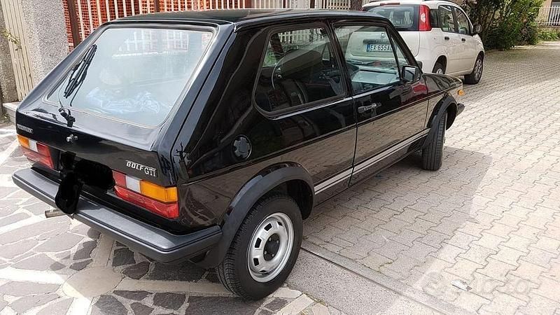 Usata VW Golf I GTI 1980 Nero Utilitaria