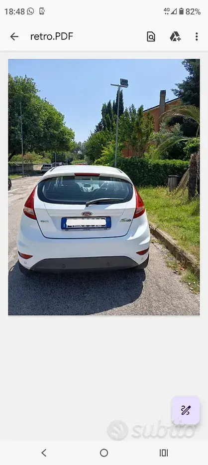 Usata Ford Fiesta 68 CV (50 kW) 2011 Utilitaria