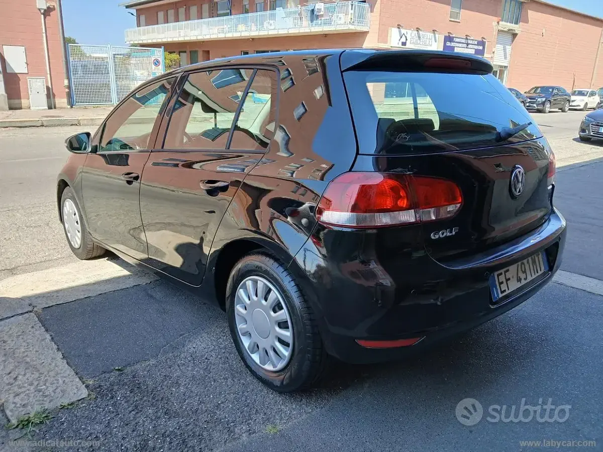 Usata VW Golf VI United 80 CV (58 kW) 2011 Nero Berlina