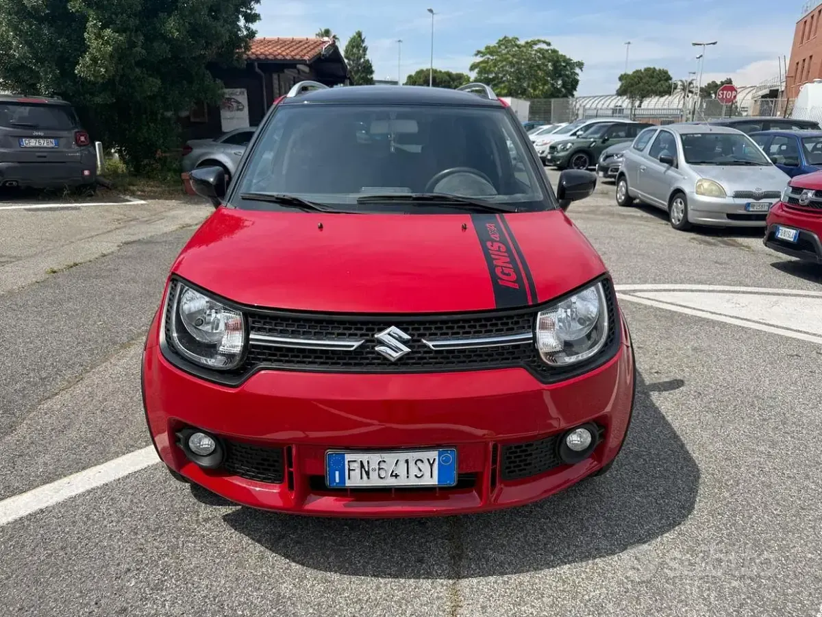 Usata Suzuki Ignis 90 CV (66 kW) 2018 Rosso SUV