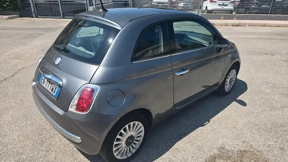 Usata Fiat 500 Lounge 69 CV (50 kW) 2012 Grigio Utilitaria