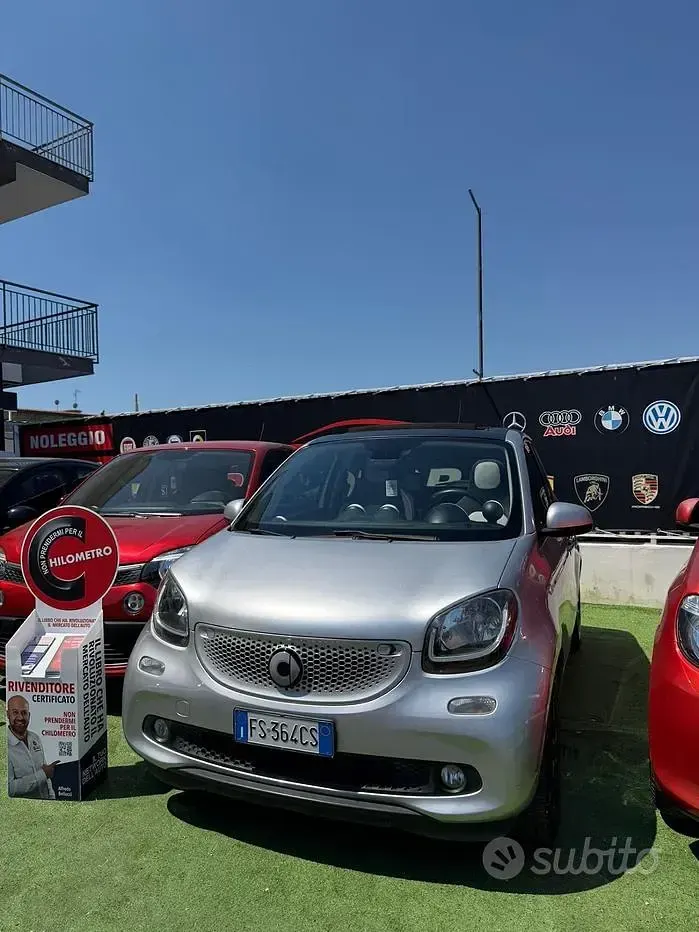 Usata Smart ForFour Prime 71 CV (52 kW) 2018 Grigio Utilitaria