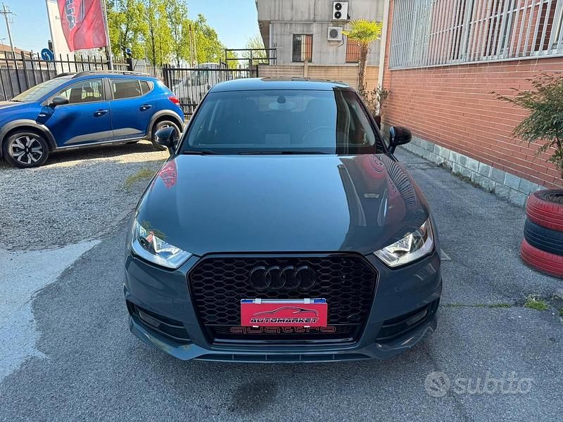 Usata Audi A1 S-Line 95 CV (69 kW) 2017 Grigio Utilitaria